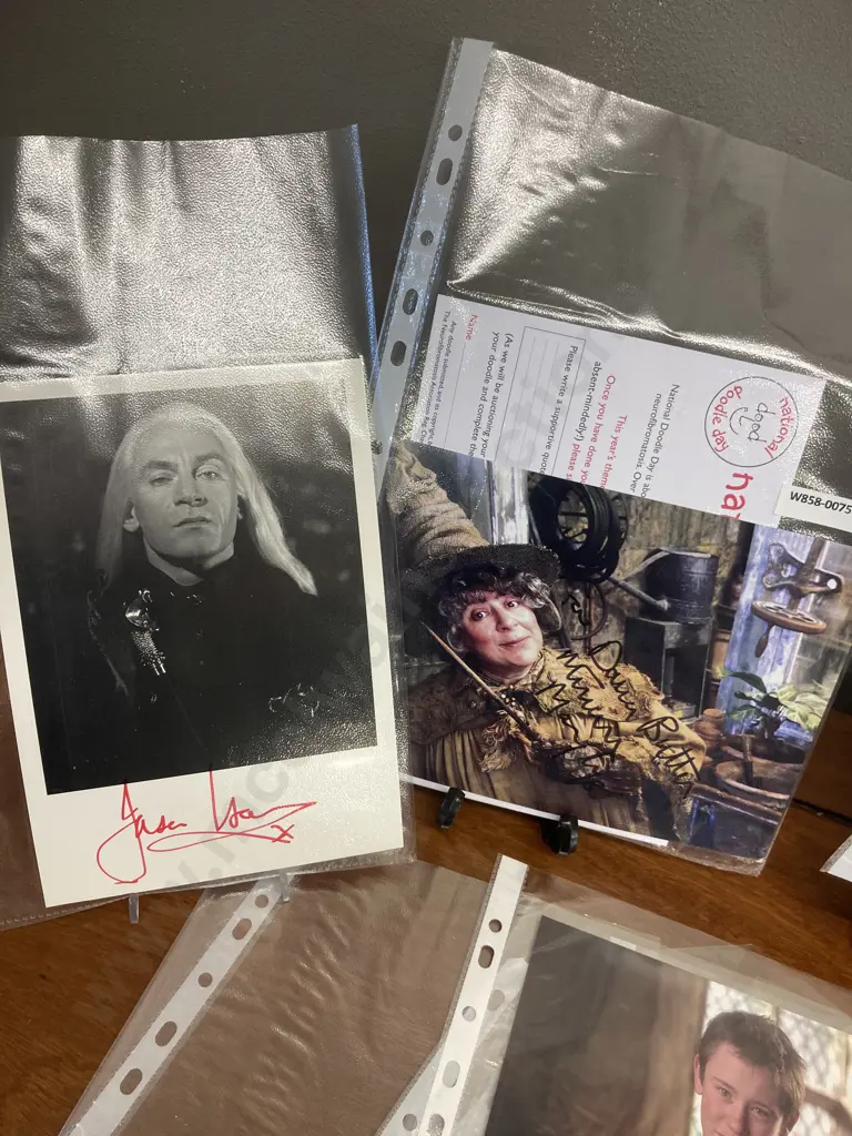 Harry Potter Films Actors Signed Photos x 10, Some With COA Image 1++